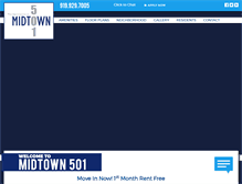 Tablet Screenshot of midtown501.com